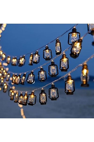 TERRIFI Retro Lantern Fairy Lights 3m 20 LED, Vintage Kerosene Lamp String Li...