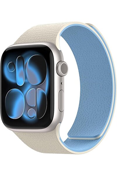 EXCEFORE حزام ساعة مغناطيسي من السيليكون متوافق مع موديلات Apple Watch Ultra ...