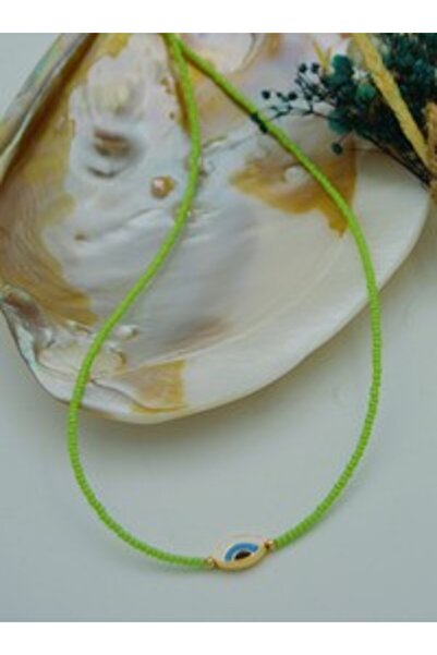 Stoneage Evil Eye Pendant - Green -