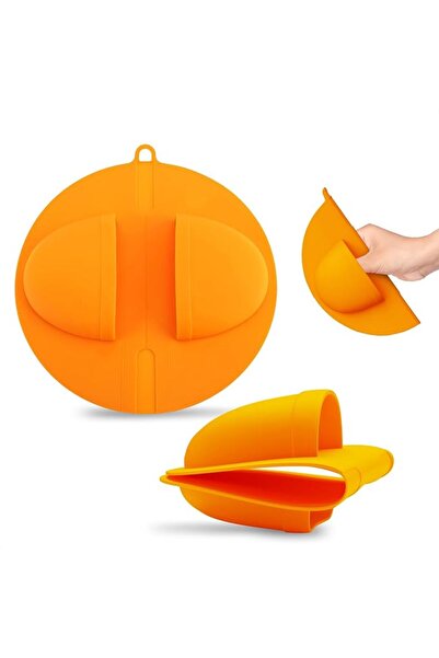GENERAL 2 Pcs Silicone Oven Mitts, Heat Resistant Grill Gloves up to 480F wit...
