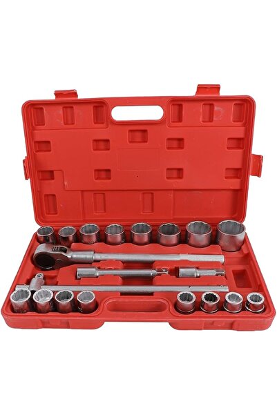 Lawazim Socket Ratchet Wrench Set -19 Piece- Automotive Repair Tool Kit with ...