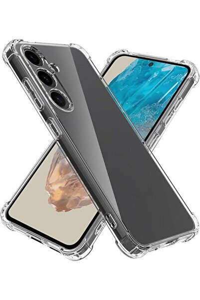 GENERAL غطاء هاتف شفاف لسامسونج M35 5G، غطاء مرن ناعم من TPU مقاوم للصدمات، ح...