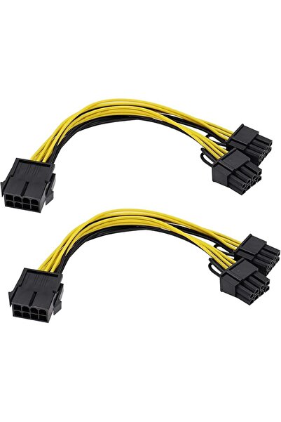 AXIYIBZI GPU 8pin to Dual 8Pin (6+2) Pin Power Supply line Graphics Video Car...