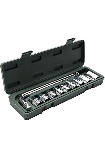 Lawazim Socket Wrench Set - 10 Piece - CR-V Steel 1/2" Drive Hex Socket Kit w...