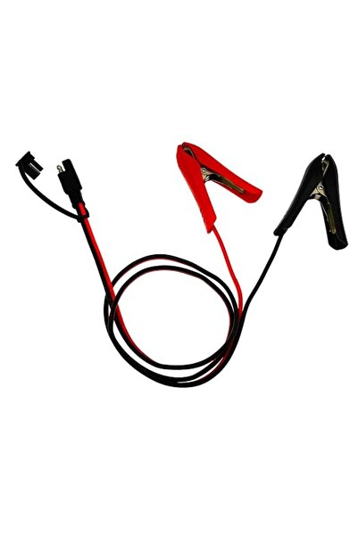 Lotus [Updated Version] 3.2FT Battery Clip-on Alligator Clamps to SAE Connect...