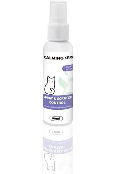 SYOSI 60ml Cat Phermone Calming Spray - Quickly Relieve Stress - Reduces Scra...