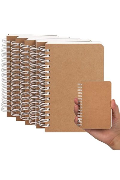 Spiraleaf Spiral Notebook, 5 Pack Small Pocket Size Notebooks for Writing Dra...