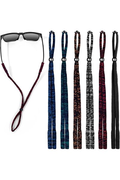 GENERAL VOOGLASS Glasses Strap(6 PCS) Sports Eyeglass Strap,Adjustable Sungla...