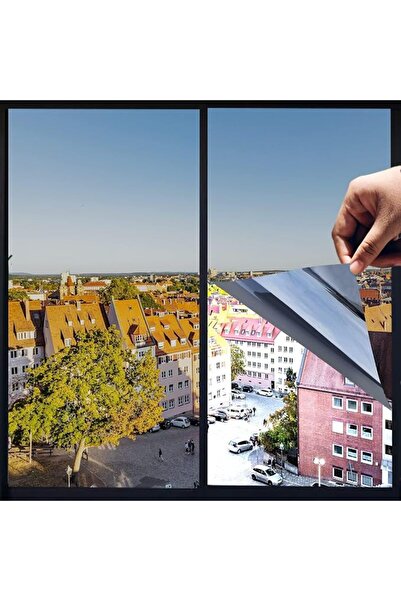 Tazweeq One Way Privacy Window Film, Daytime Mirror Reflective Heat Control U...