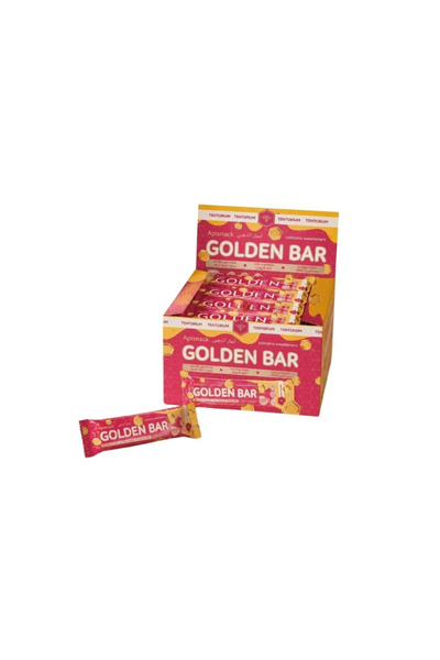 Tentorium Apibar Golden – Bee-Powered Functional Snack Bar | Box of 10 (26g e...