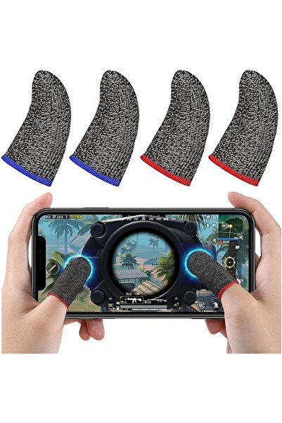 GENERAL Gaming Finger Sleeves Thumb Gloves for Mobile Game Breathable Seamles...