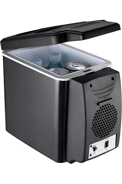 Tazweeq 6L Car Mini Refrigerator, Lightweight Dual-Use Fridge, Cool Heat Cool...