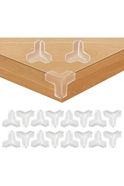 YIIFELL 16 T-Shape Table Corner Protectors for Baby, Clear, 16 Pieces, Baby P...