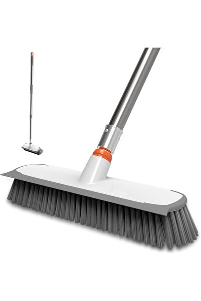 GENERAL BITOPE Multi Purpose Floor Scrubber Brush with Long Handle,12"wide Ha...