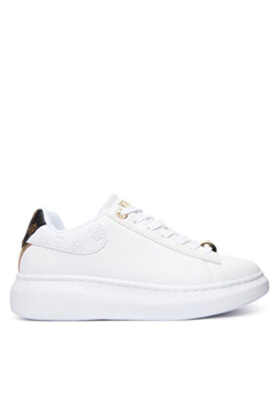 Guess Sneakersy FLTFRE LEA12 Alb