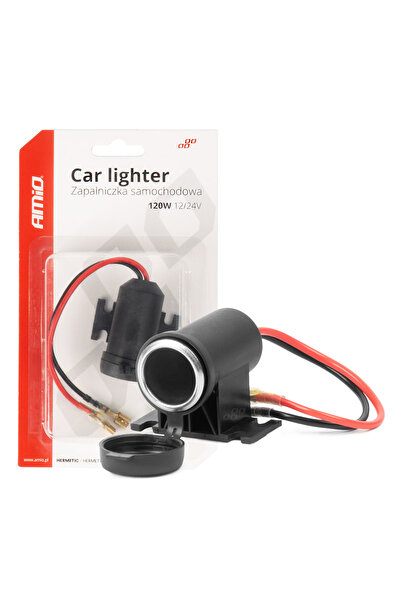 AMIO Priză ermetică auto pentru brichetă 12V 24V