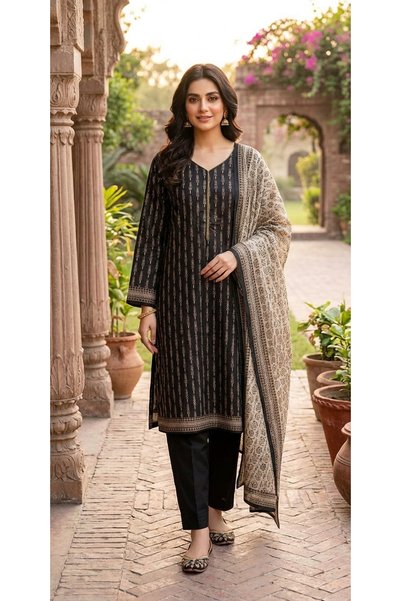 Generic Brand BLACK2-3PCS-BASIC-2065-CHEST-48