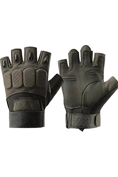 TERRIFI Women Men Fingerless Tactical Gloves - Ultimate Impact Protection, No...