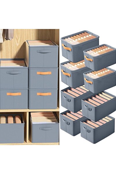 GENERAL Storage Bins with Three Different Sizes and 6 Grids