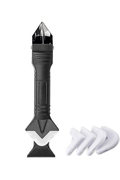 GENERAL Silicone Scraper Tool Kit, Caulking Tools Stainless Steelhead, Sealan...