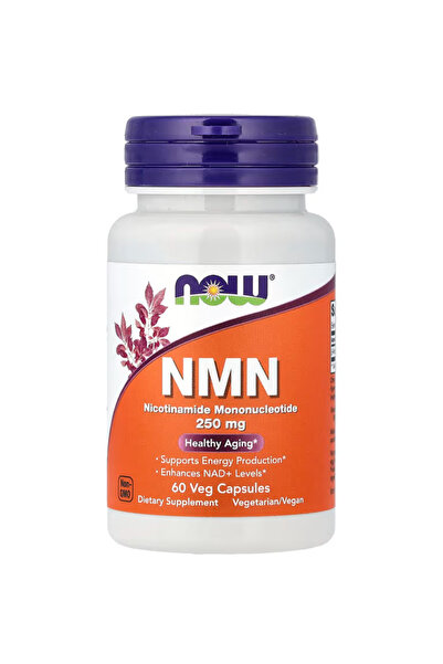 Now Foods Supplement NMN 250 mg, Supports Healthy Aging, 60 Veg Caps