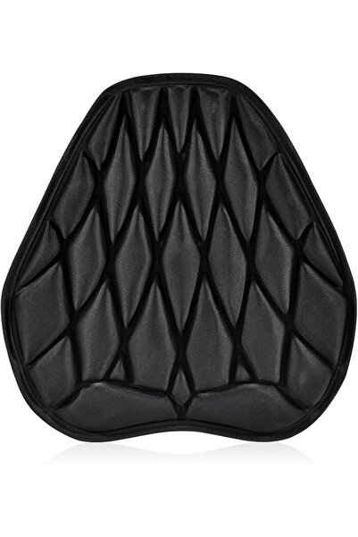 GENERAL Aboto Motorcycle Seat Cushion 3D Black Large Size Air Cooling Pad wit...