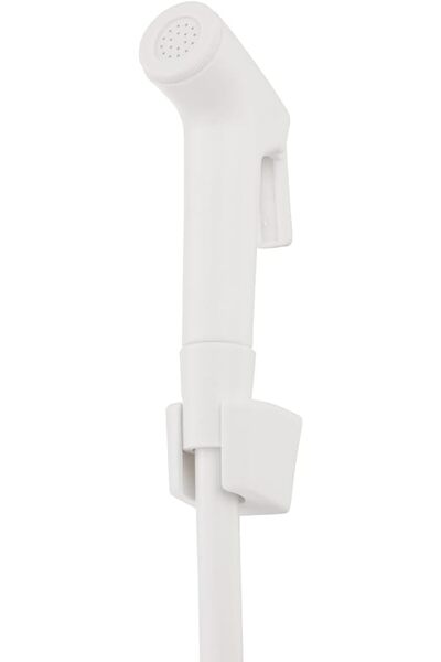 Lawazim Plastic Bidet Sprayer with 1.2m Plastic Hose - White - Handheld Bidet...