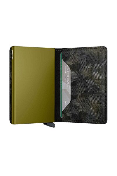 Secrid Slimwallet Jungle Kartlık Cüzdan, Siyah-Yeşil