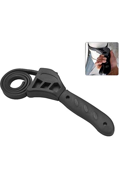 Yelajoy 50cm Rubber Strap Wrench, Adjustable Oil Filter Grip Tool for Plumber...