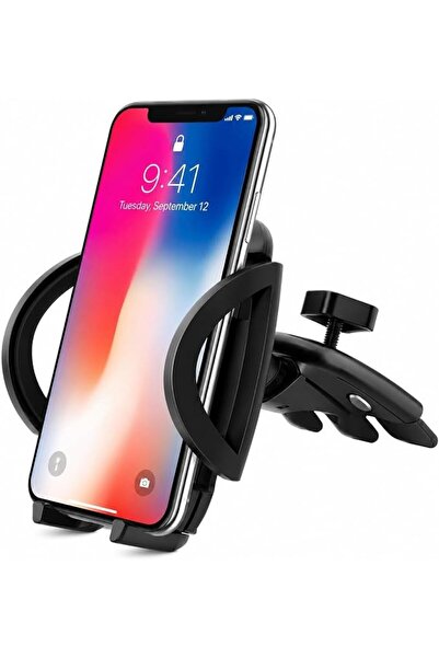 Alayjah بعد اليوم لين يحجب هاتفك المكيف Universal 360° CD Slot Phone Mount fo...