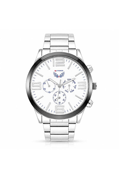 Generic Brand Ceas de mână bărbătesc Ulysses CB42, Argintiu, mecanism Quartz