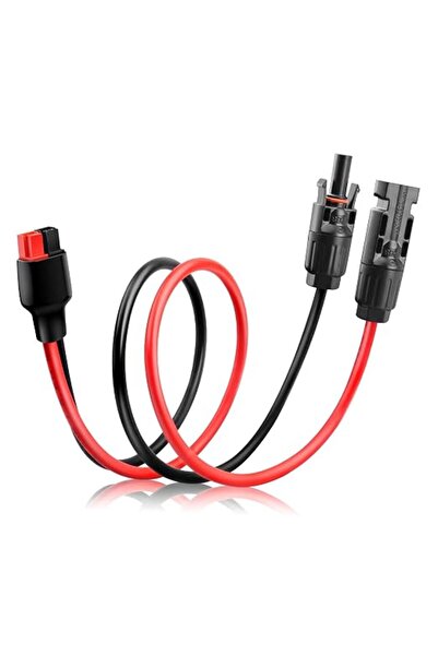 AXIYIBZI طقم موصلات كابلات الألواح الشمسية 10AWG، متوافق مع موصلات الطاقة الش...