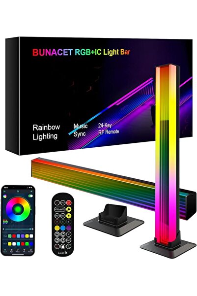 Kawkab شريط إضاءة LED، أشرطة إضاءة RGB IC للألعاب مع مزامنة الموسيقى، إضاءة خ...