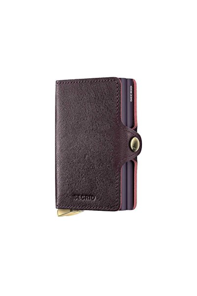 Secrid Premium Twinwallet+ Basco Card Holder Wallet, Burgundy