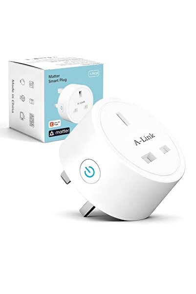 A-Link قابس ذكي مع خاصية مراقبة الطاقة، مقبس واي فاي ذكي، يعمل مع تطبيق تويا ...