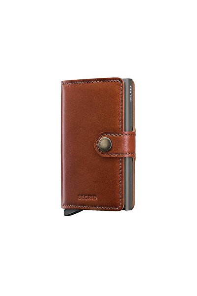 Secrid Miniwallet Texano Card Holder Wallet, Brown
