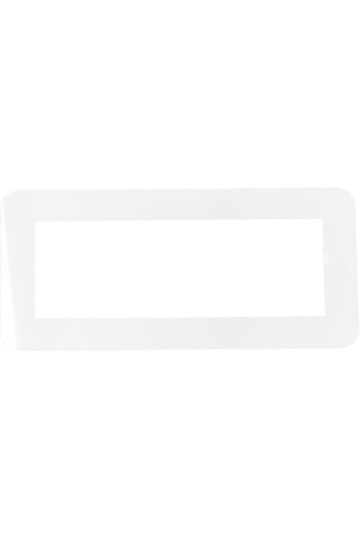 Generic Transparent Acrylic Gang Wall Plate Cover Self Adhesive Light Switch ...