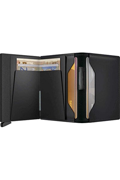 Secrid Bandwallet Matte powder Kartlık Cüzdan, Siyah