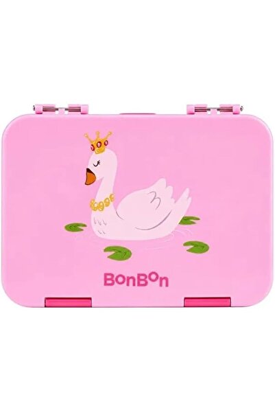 BONBON صندوق غداء بـ 4/6 أقسام - تصميم البجعة
