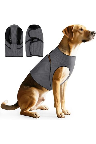KASTWAVE Dog Anxiety Vest for Calming and Stress Relief, Breathable Mesh Pres...
