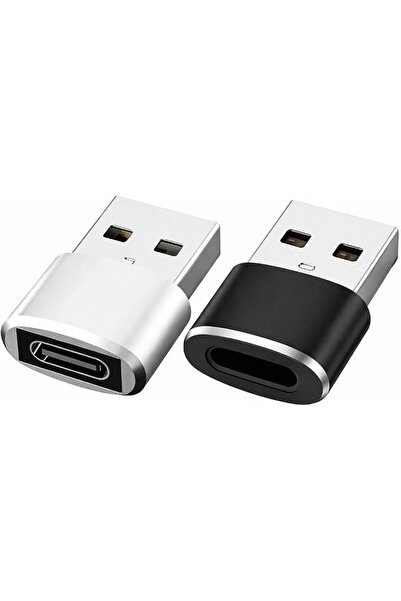 GENERAL محول OTG من USB-C أنثى إلى USB-A ذكر، شحن سريع PD، عبوة من قطعتين