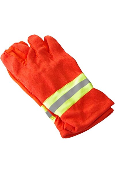 Generic 1pair Heat Resistant Rescue Gloves Firemen Hand Protectors with Anti-...