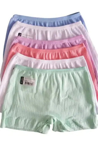 Tutku 0853 KIZ ÇOCUK BOXER ŞORT 6'LI