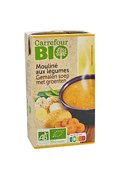 Carrefour Bio Supă de legume bio Carrefour Bio, 1L