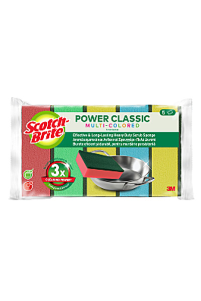 Scotch Brite Bureți clasici multicolori 5 bucăți