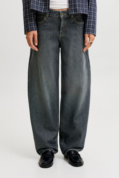 Jack & Jones Γυναικείο τζιν μεσαίας μέσης σε στενή γραμμή - Fuji