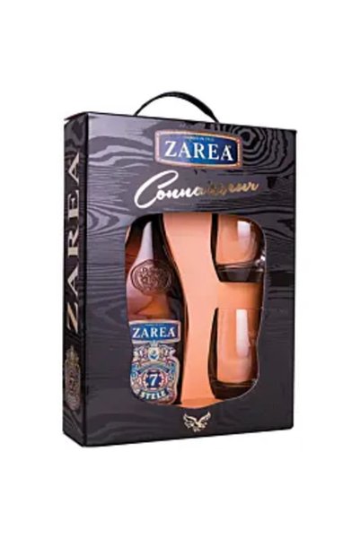 Zarea Pachet Connoisseur 7 Stele Băutură Spirtoasă + 2 Pahare, 0,7 l