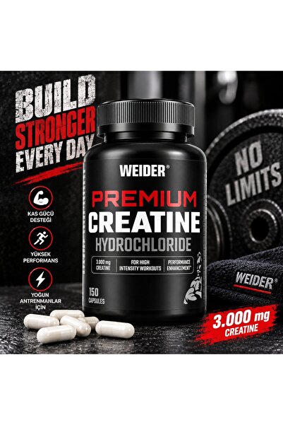 Weider Creatine HCL - 150 Kapsül - Kreatin takviyesi