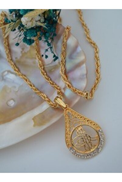 Stoneage Tuğrali necklace - gold color -