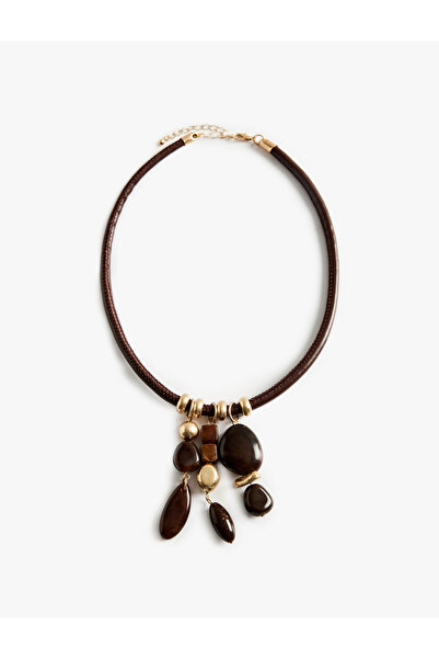Koton Beaded Pendant Necklace